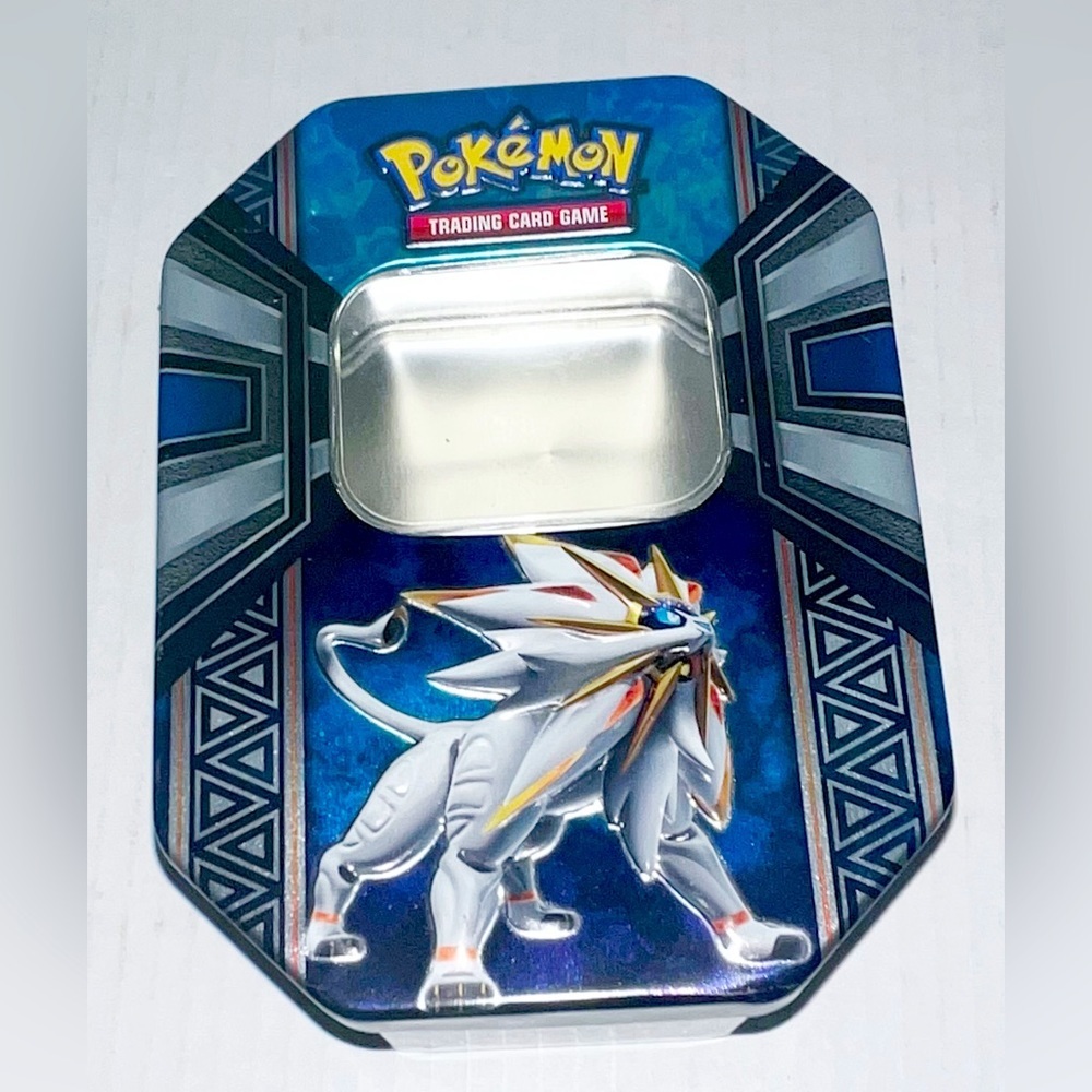 EMPTY Pokémon Tin For Card Storage TCG Medium Sized